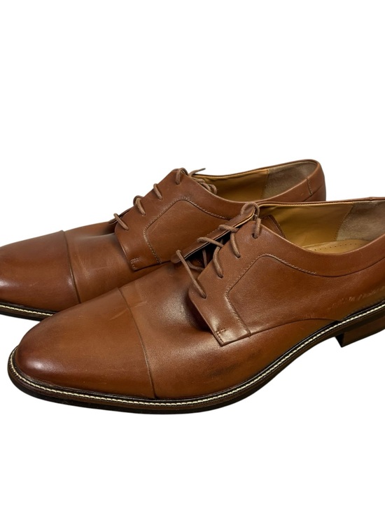 Cole Haan Oxford Leather Casual Dress Shoes Cap Toe Brown Wide Width Men’s 15W main image 8